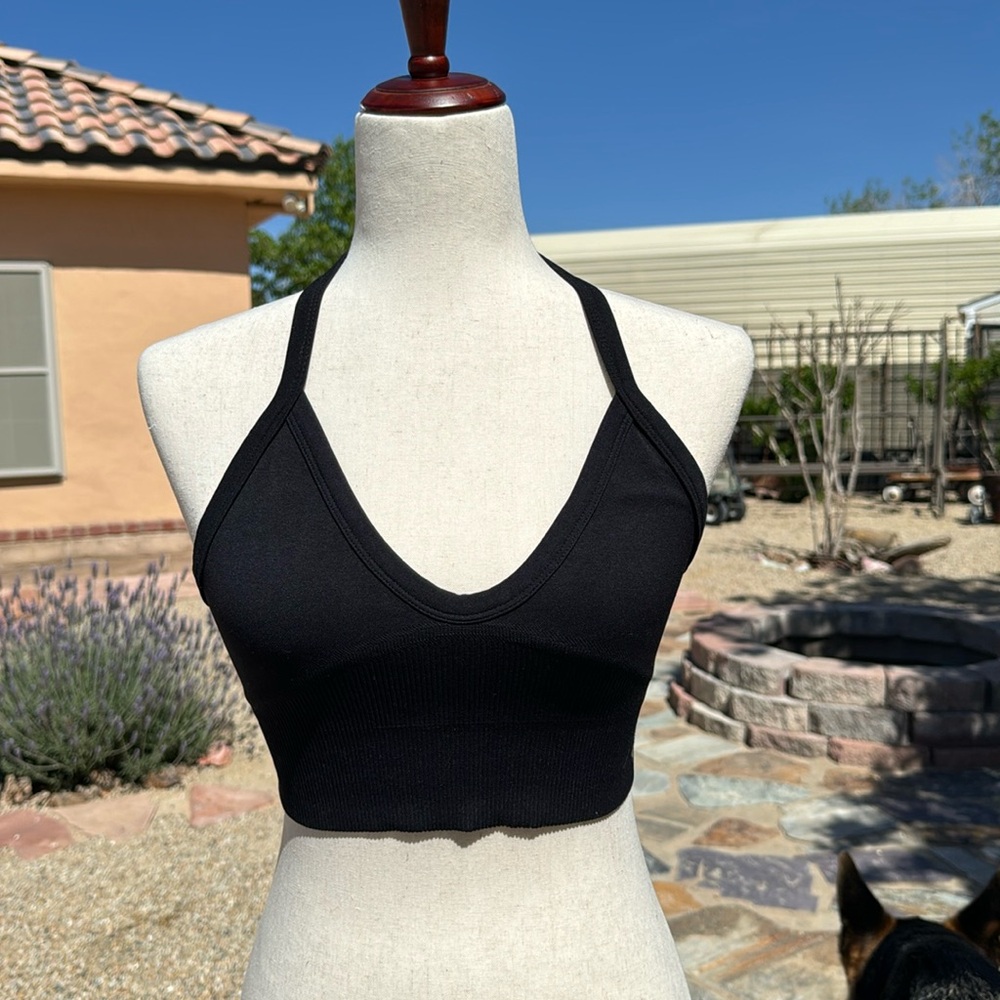 Free People Movement Seamless Halter Sports Bra Size M/L